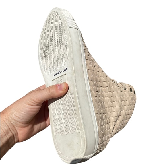 The Last Conspiracy weaved leather sneakers - Picture 7 of 12